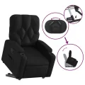 Fauteuil inclinable Noir Similicuir