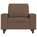 Fauteuil Marron 60 cm Tissu