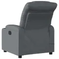 Fauteuil de massage inclinable Gris Similicuir