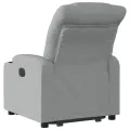 Fauteuil inclinable Gris clair Tissu