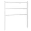 Tête de lit métal blanc 90 cm