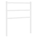 Tête de lit métal blanc 75 cm