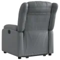 Fauteuil inclinable Gris Similicuir