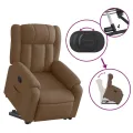 Fauteuil inclinable Marron Tissu