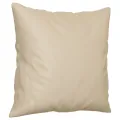 Ensemble de canapés 2 pcs avec coussins Crème Tissu microfibre