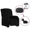 Fauteuil inclinable électrique noir similicuir