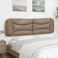 Coussin de tête de lit cappuccino 180 cm similicuir