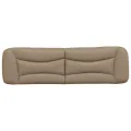 Coussin de tête de lit cappuccino 180 cm similicuir