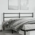 Tête de lit métal noir 193 cm
