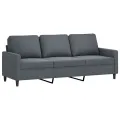 Ensemble de canapés 4 pcs gris foncé velours