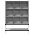 Bibliothèque sonoma gris 102x30x141,5 cm bois d'ingénierie