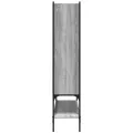 Bibliothèque sonoma gris 102x30x141,5 cm bois d'ingénierie