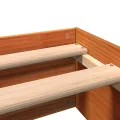 Cadre de lit cire marron 180x200 cm bois de pin massif
