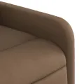 Fauteuil inclinable électrique Marron Tissu