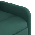 Fauteuil inclinable électrique vert foncé tissu