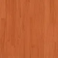 Cadre de lit et tête de lit cire marron 100x200 cm bois de pin