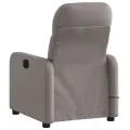 Fauteuil de massage inclinable Taupe Tissu