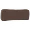 Coussin de tête de lit marron 160 cm similicuir