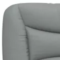 Coussin de tête de lit gris clair 160 cm tissu