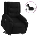 Fauteuil inclinable électrique noir tissu