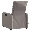 Fauteuil de massage inclinable Taupe Tissu
