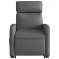 Fauteuil inclinable Gris foncé Tissu