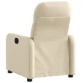 Fauteuil inclinable Crème Tissu