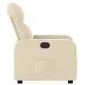 Fauteuil inclinable Crème Tissu
