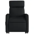 Fauteuil inclinable électrique noir similicuir