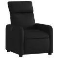 Fauteuil inclinable Noir Similicuir