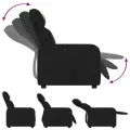 Fauteuil inclinable Noir Similicuir