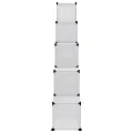 Cubes de rangement 15 pcs avec portes Transparent PP