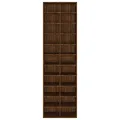 Meuble à chaussures Chêne marron 54x34x183 cm Bois d'ingénierie