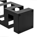 Porte-parapluie Tetris Acier Noir