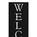 Porte-parapluie Welcome Acier Noir
