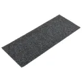 Tapis d'escalier autocollants Rectangulaire 15 pcs 60x25cm Gris