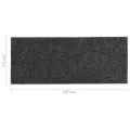 Tapis d'escalier autocollants Rectangulaire 15 pcs 60x25cm Gris
