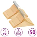 Cintres antidérapants 50 pcs Bois dur