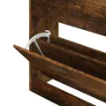 Armoire à chaussures Chêne fumé 63x24x81 cm Bois d'ingénierie