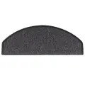 Tapis d'escalier 15 pcs Anthracite 65x24x4 cm