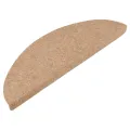 Tapis d'escalier autocollants 15 pcs 56x17x3 cm Beige