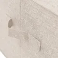 Boîte de rangement Tissu 50x30x25 cm Crème