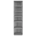 Étagère à chaussures Sonoma gris 27,5x27x102 cm Bois ingénierie