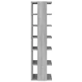 Étagère à chaussures Sonoma gris 27,5x27x102 cm Bois ingénierie