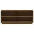 Armoire à chaussures Marron miel 110x34x45cm Bois de pin massif