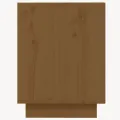 Armoire à chaussures Marron miel 110x34x45cm Bois de pin massif