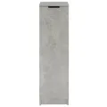 Armoire à chaussures Gris béton 30x35x100 cm Bois d'ingénierie