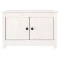 Armoire à chaussures Blanc 70x38x45,5 cm Bois de pin massif