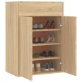 Armoire à chaussures Chêne sonoma 60x35x84 cm Aggloméré
