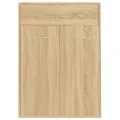 Armoire à chaussures Chêne sonoma 60x35x84 cm Aggloméré